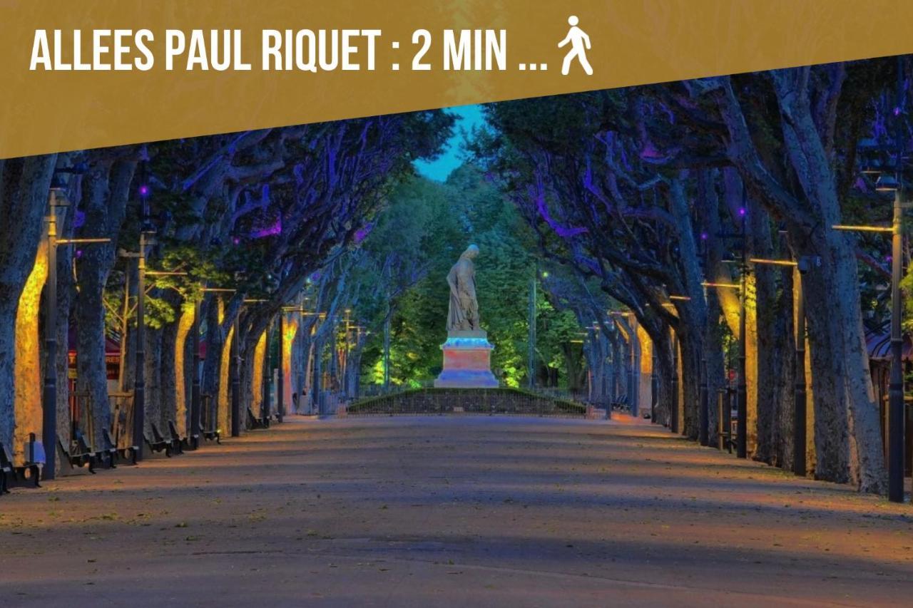 Апартаменти Centre Historique - Free Parking - Self Checkin - Wifi - Industriel - SleepntripБезьє Екстер'єр фото