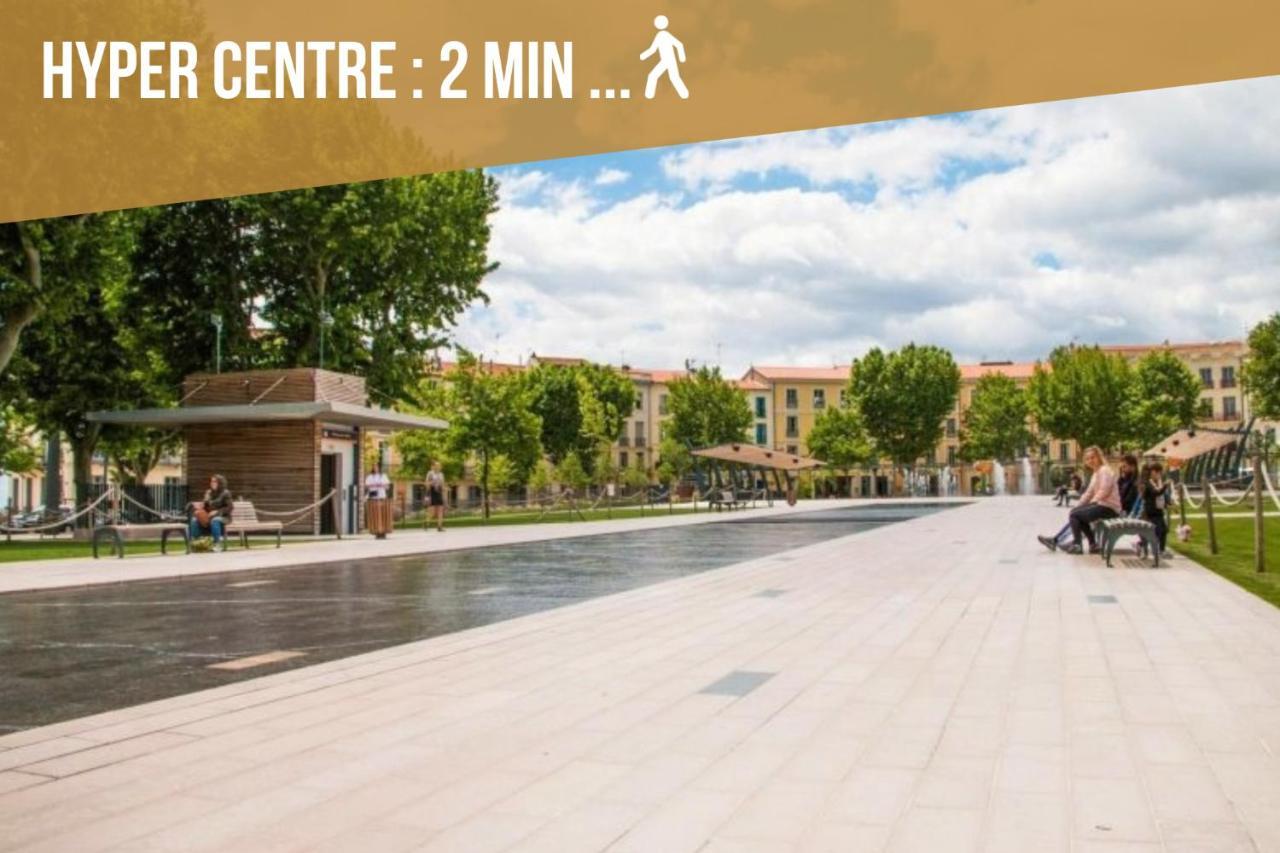 Апартаменти Centre Historique - Free Parking - Self Checkin - Wifi - Industriel - SleepntripБезьє Екстер'єр фото